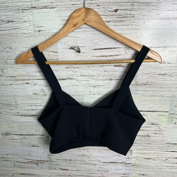 Aritzia babaton black crop top size xs - Picture 4 of 6